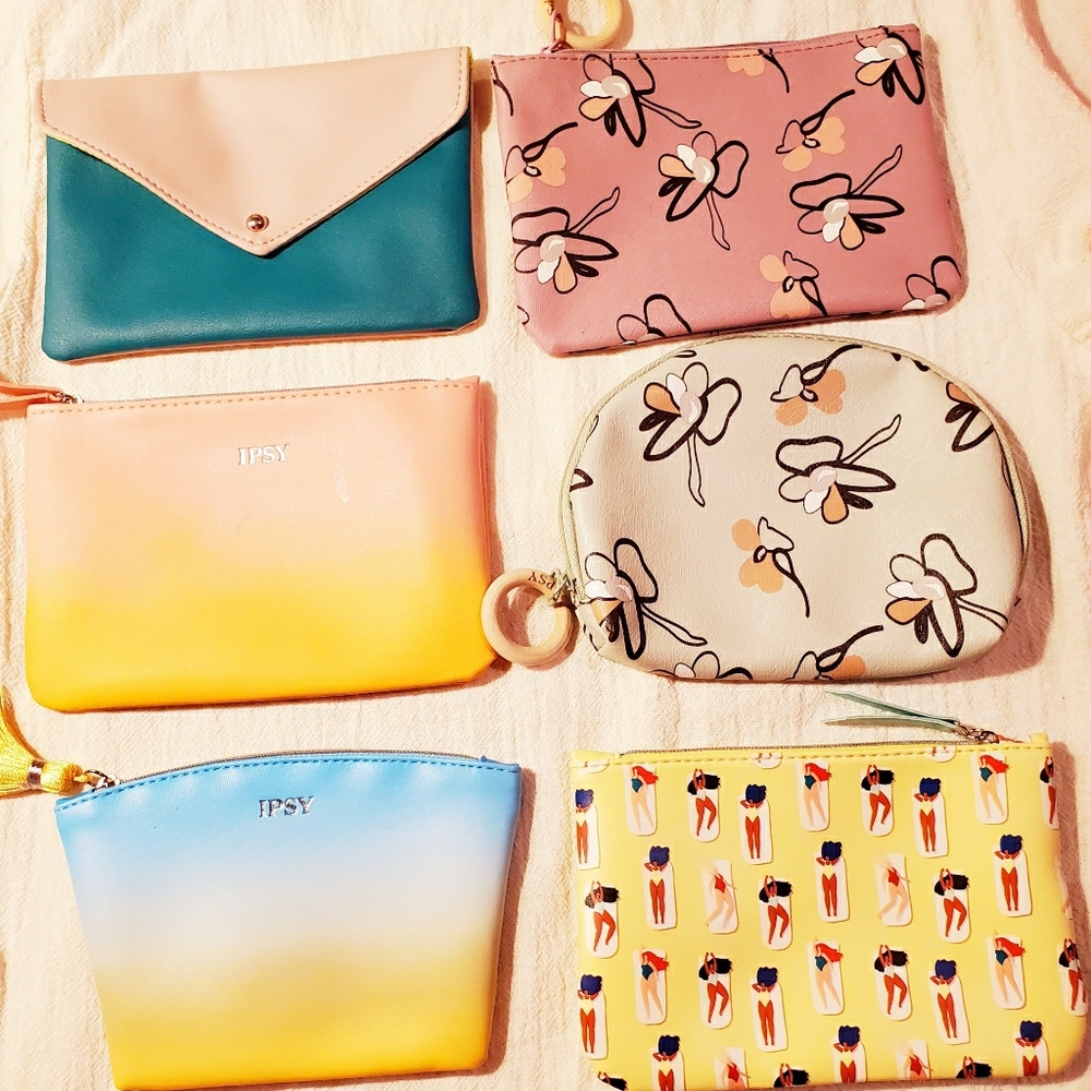 IPSY 6 New Cosmetic Travel Bags